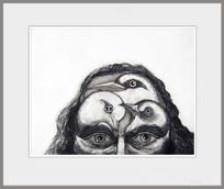 Vogels in de kop 1
ets aquatint