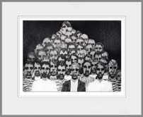 Voetbalsupporters
Ets/aquatint Voetbalsupporters
Ets/aquatint