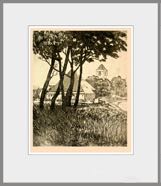 Oosterend
Ets/aquatint Oosterend
Ets/aquatint