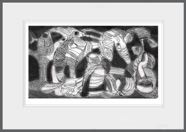 proefplaatje
Ets/aquatint proefplaatje
Ets/aquatint
