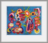 Birds in the sun.
Acryl papier