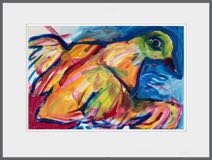 Stervende vogel
Acryl papier