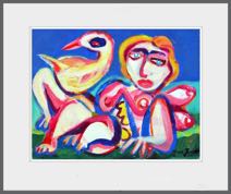 Vrouw vogel
Acryl papier Vrouw vogel
Acryl papier