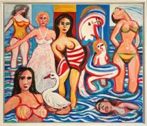 Badende vrouwen
Acryl op canvas Badende vrouwen
Acryl op canvas